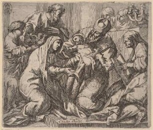 Die Beschneidung Jesu, aus einer Serie von Darstellungen aus dem Leben Jesu