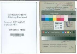Entnazifizierung Alfred Schwanke , geb. 26.02.1897 (Haendler)