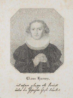 Bildnis von Claus Harms (1778-1855)