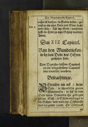 [Dat XIX Capittel.- Dat XXI Capittel.]