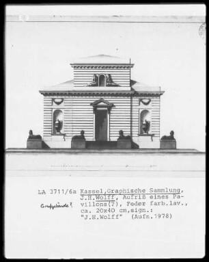 Pavillon? / Gruftgebäude?