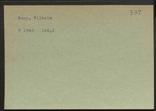 Bopp, Wilhelm