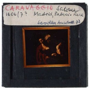 Caravaggio, Salome mit dem Haupt Johannes des Täufers