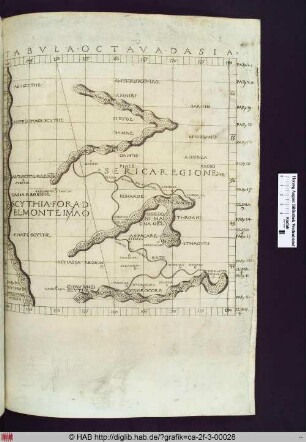 Tabula Octava d'Asia.