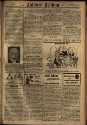 Zweite Ausgabe vom Mittwoch, den 19. Dezember 1928.