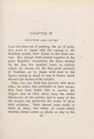 Chapter IV. Sculpture and carving