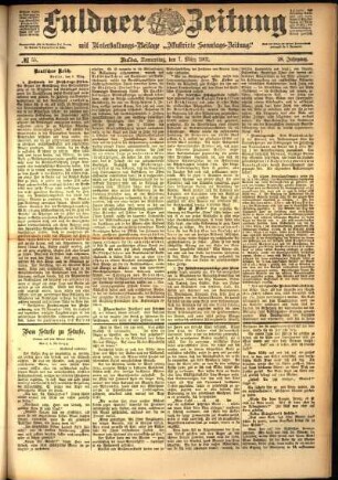 Ausgabe vom Donnerstag, den 07. März 1901.