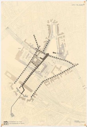 Schauspielhaus, Hannover Wettbewerb: Lageplan 1:1000 Hochebene