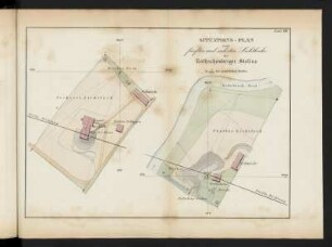 Situations-Plan vom fünften und sechsten Lichtloche des Rothschönberger Stollns. Tafel VIII.