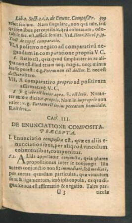 Cap. III. De Enunciatione Composita.