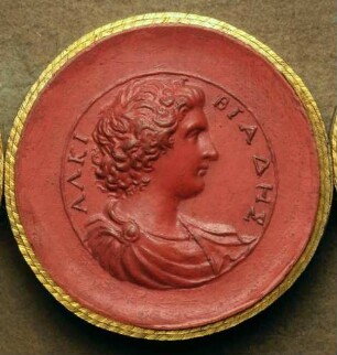 Profilbild eines Mannes (Daktyliothek, Das Alterthum nach Lippert und Visconti)