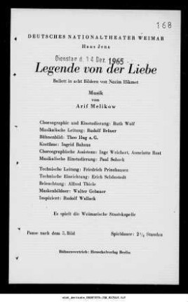 Legende von der Liebe