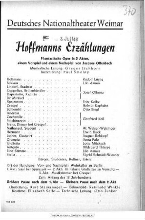 Hoffmanns Erzählungen