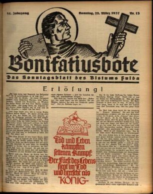 Ausgabe vom Sonntag, den 28. März 1937.