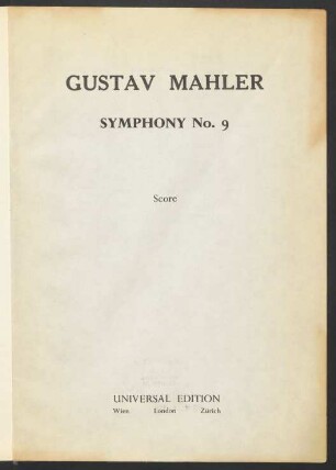 Symphony No. 9