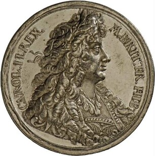Medaille auf die Standhaftigkeit Karls II. von England, o.J. (um 1683)