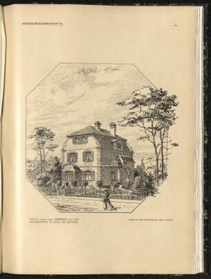 Tafel 74: Wohnhaus Stein-Denninger in Karlsruhe