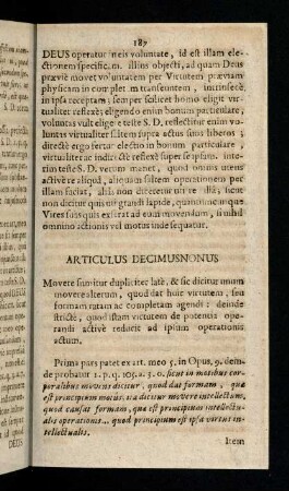 187-198, Articulus XIX - XXI