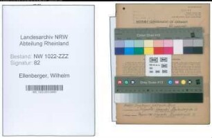 Entnazifizierung Wilhelm Ellenberger , geb. 29.08.1896 (Dreher)