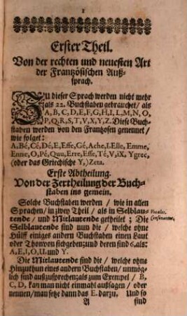 Schauplatz einer vollständ. ... französ. Sprachkunst
