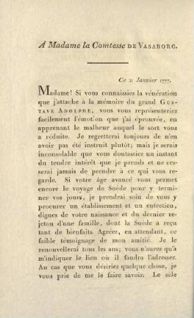 68-69, A Madame la Comtesse de Vasaborg