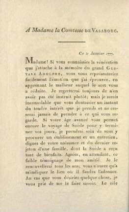 68-69, A Madame la Comtesse de Vasaborg