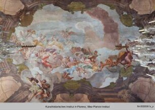 Venezia umgeben von Göttern und allegorischen Figuren