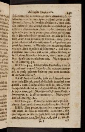 243-254, Interrogatio 523 - 532