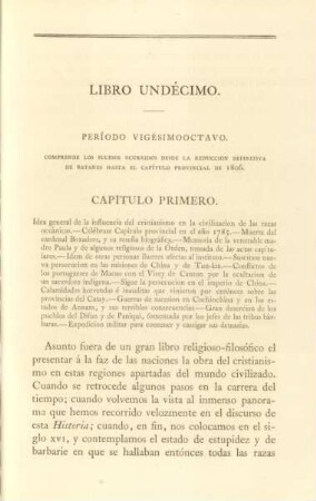 Período vigesimooctavo. Comprende los sucesos ocurridos desde la reduccion definitiva de Batanes hasta el capítulo provincial de 1806