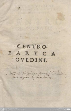 3: De Fructu, Ex Usu Centri Gravitatis binarum specierum Quantitatis continuae, collecto : qui est geometria rotundi