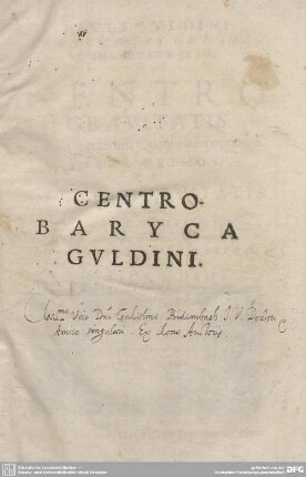 3: De Fructu, Ex Usu Centri Gravitatis binarum specierum Quantitatis continuae, collecto : qui est geometria rotundi