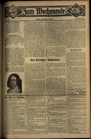 Zweite Ausgabe vom Sonntag, den 20. November 1932.