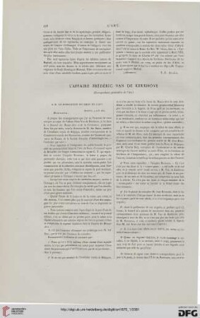 L'affaire Frédéric van de Kerkhove, [2]