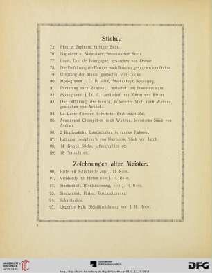 Stiche (Nr. 75-89)