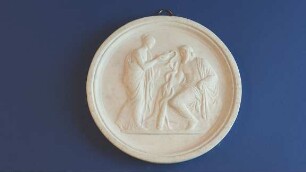 Aesculap und Hebe (?) (Tondo nach Thorvaldsen)