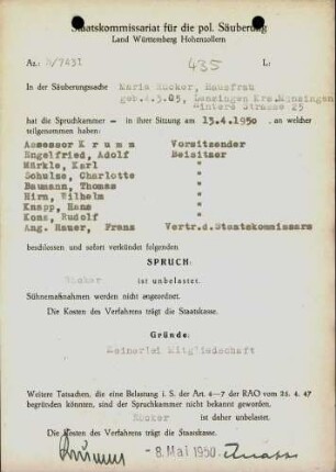 Rücker, Maria