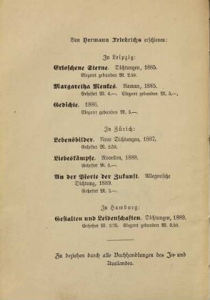 Die Sicilianerin : Bühnendichtung in drei Vorgängen
