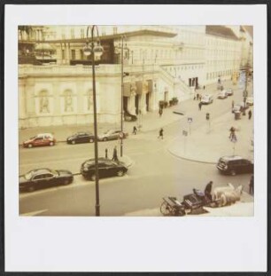 Blick vom Hotel Sacher auf die Albertina in Wien