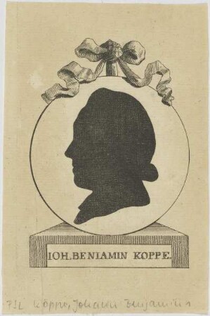 Bildnis des Ioh. Beniamin Koppe