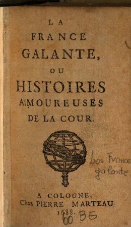 La France galante, ou histoires amoureuses de la cour
