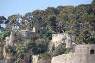 Monte Carlo - Festungsanlage : Festungsanlagen auf dem Felsen von Monaco. 2006
