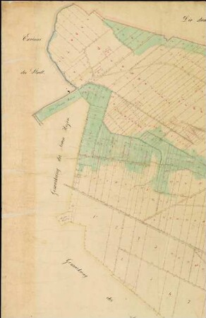 II. Rein-Karte von der zur Stadt Treuenbrietzen gehörigen Hufenmark Sernow (6 Teile)