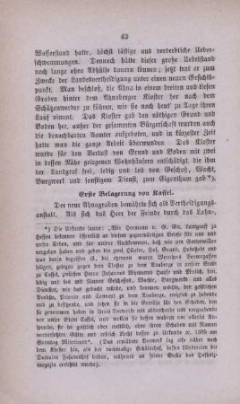 Erste Belagerung von Kassel.