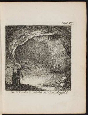 Tab. XII Die Forsters Höhle bei Weischenfeld. - Försterhöhle, Waischenfeld-Zeubach