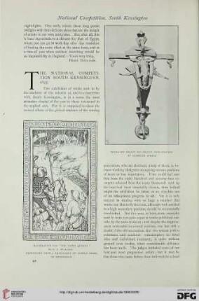 6: The national competition South Kensington, 1895