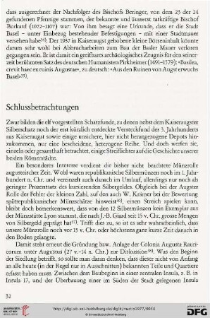 Schlussbetrachtungen