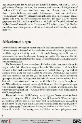 Schlussbetrachtungen
