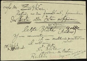 Lehre des Zadkine.....