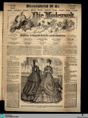 Karlsruher Tagblatt, Die Modenwelt Illustrirte Zeitung für Toilette und Handarbeiten