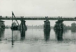 Mainbrücke - Umbau und Wiederherstellung, Offenbach, 1946